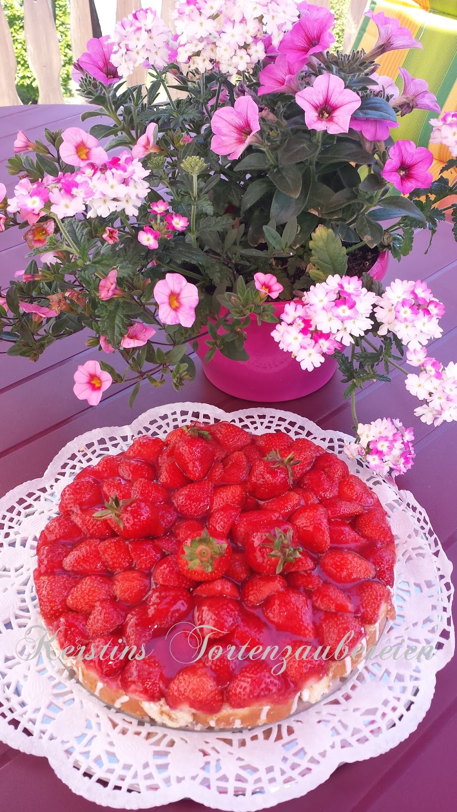 Schnelle Erdbeertorte Schnelle Erdbeertorte