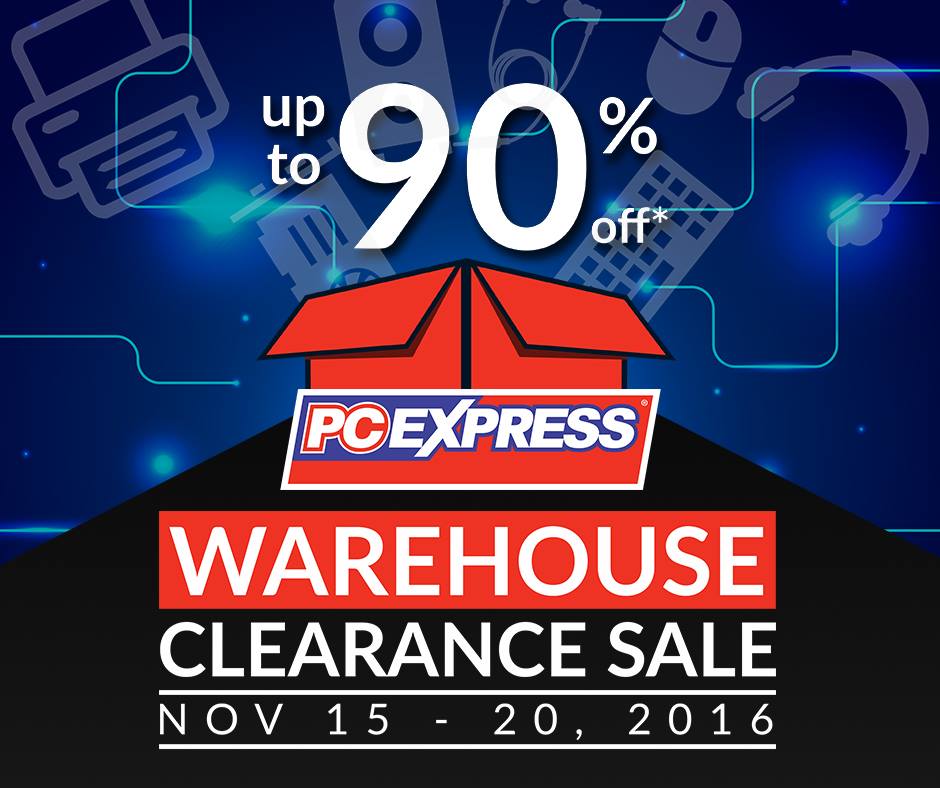 Manila Shopper PC Express Warehouse Clearance SALE Nov 2016