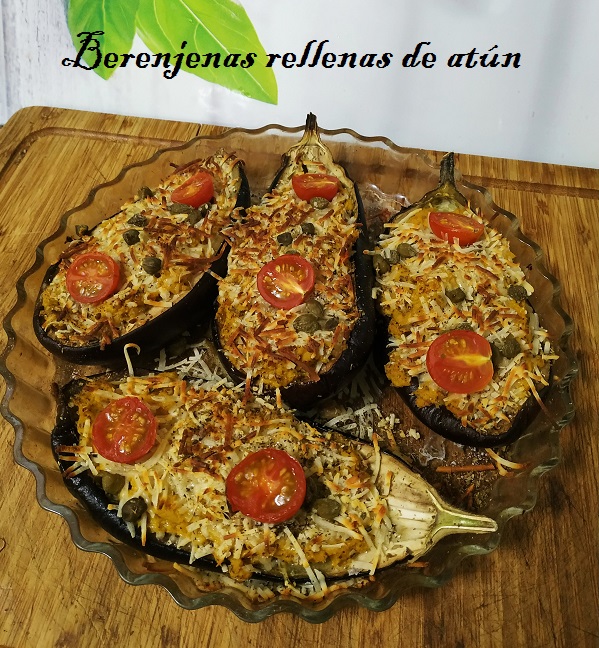 Berenjenas rellenas de atún