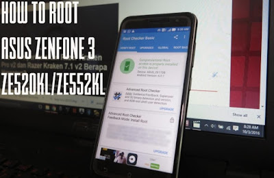 Turorial Root dan Install TWRP Asus Zenfone 3 Z017 ZE520KL