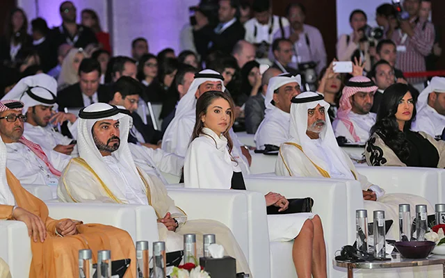 Queen Rania opens Abu Dhabi Media Summit 2014