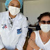 Lilia Cabral recebe 1ª dose da vacina contra covid-19: 'Viva o SUS'