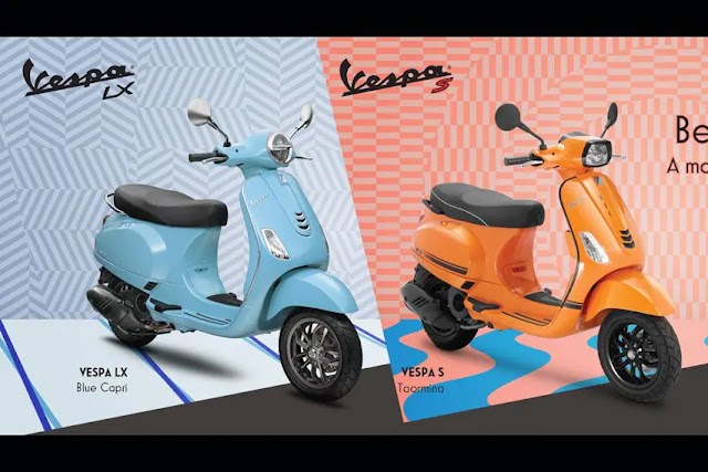 Tampil dengan aksen mewah, Vespa LX125 dan S125 tampil dengan warna baru