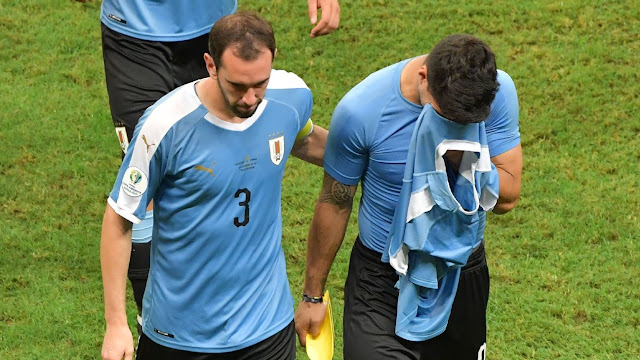 'Perder nos pênaltis é injusto', lamenta Luis Suárez