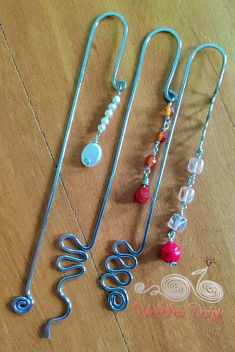 WireBliss's Wire Jewelry: Beaded Wire Wrapped Bookmarks
