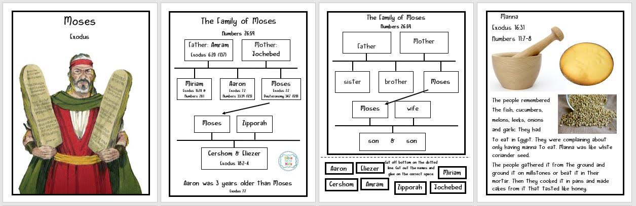 Moses' Life | Bible Fun For Kids
