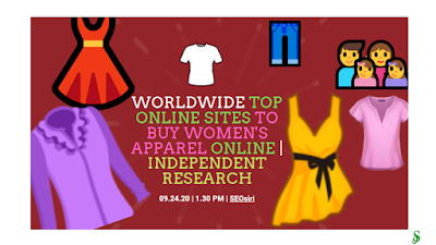 Worldwide top online sites to buy women's apparel online