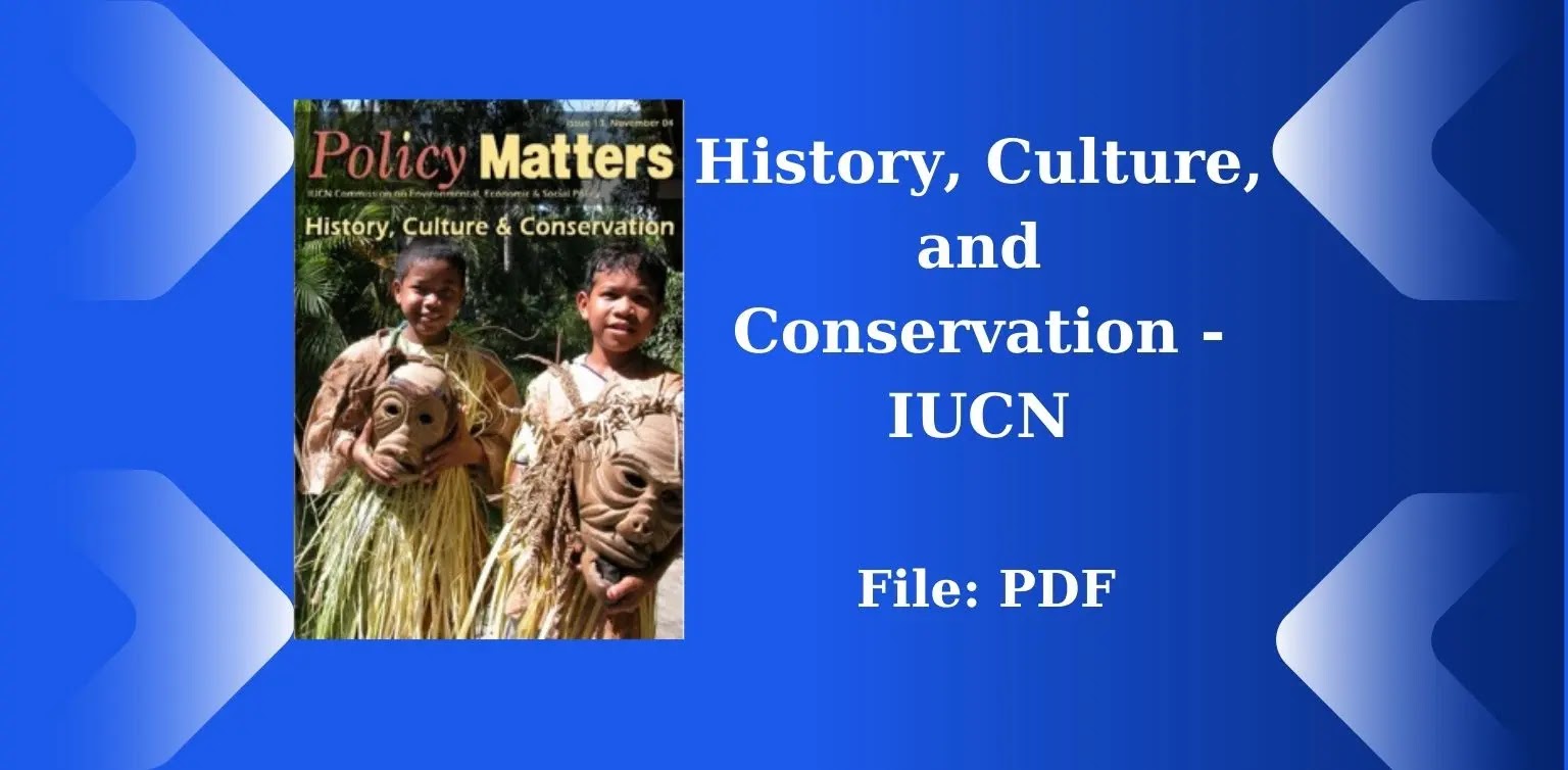 Free Books: History, Culture, and Conservation - IUCN