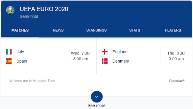 Tv1 jadual euro 2021 Jadwal 8