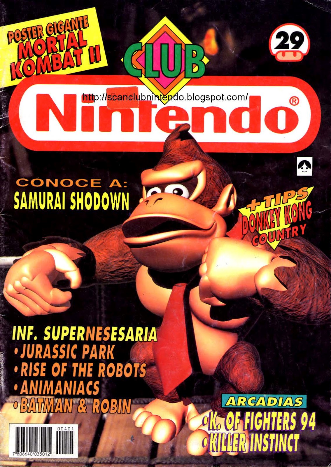 ScanClubNintendo: Revista Club Nintendo - Año 04 Numero 01 (Edición Chilena)