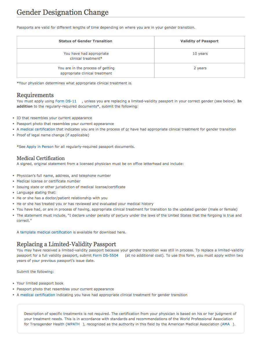Colorado Transgender Information Blog Gender Markers