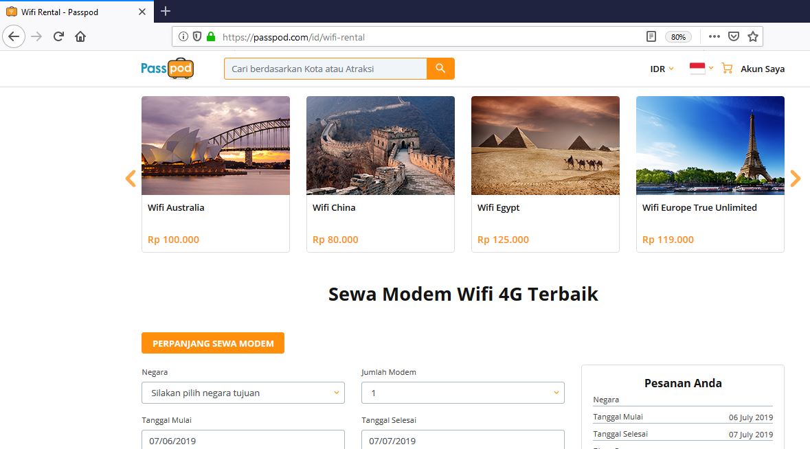 Beberapa Alasan Traveling Keluar Negeri Membawa Passpod Wifi Sarah Jalan
