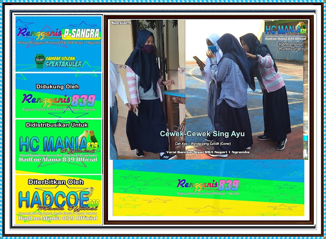 Gambar Soloan Spektakuler - Gambar Siswa-Siswi SMA Negeri 1 Ngrambe Versi Cah Ayu Khas  Spesial A - 11 RG