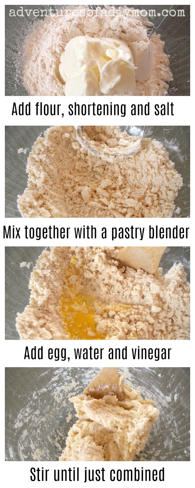 Pie Crust Recipe How to Make Pie Dough By Hand Adventures of a DIY Mom