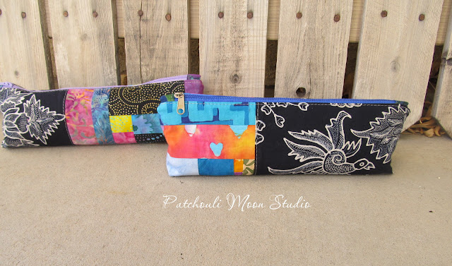 Patchouli Moon Studio~ Zippered Pencil Pouches