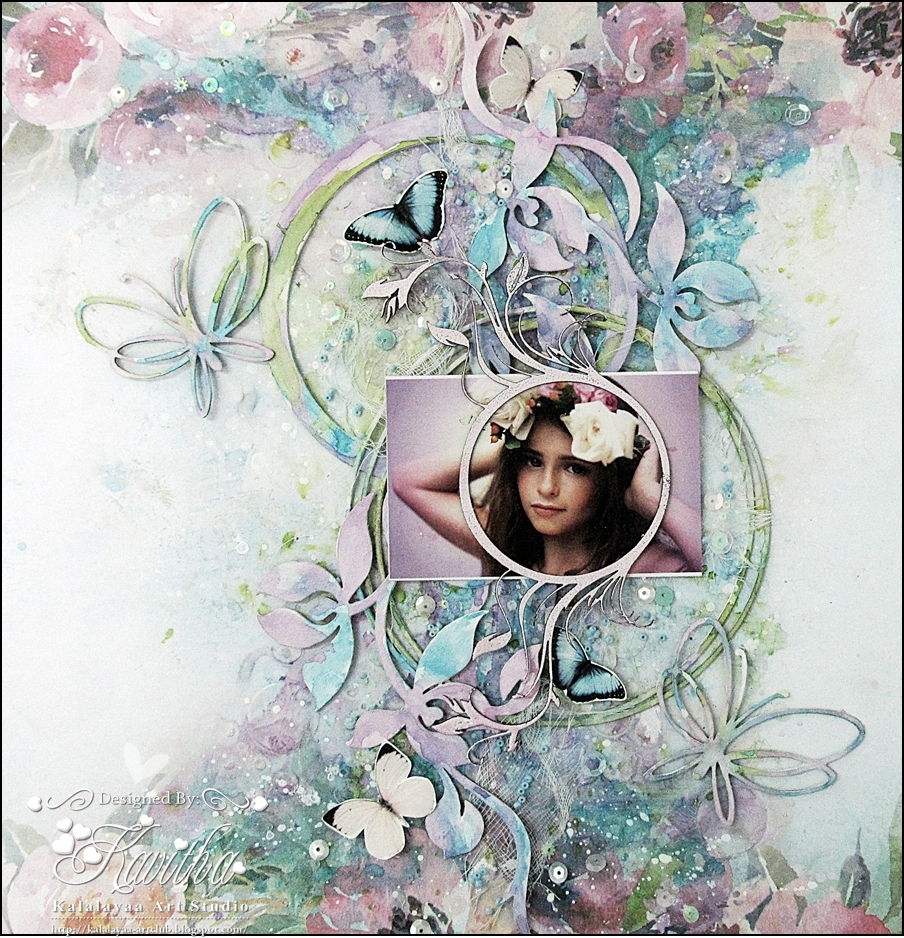 Kalalayaa's Art Stuido Whimsical watercolor Layout