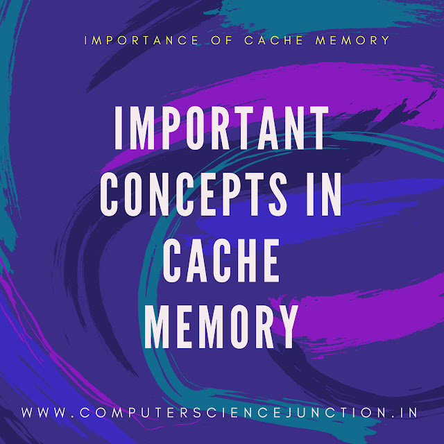 important concepts in cache memory types of cache memory