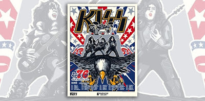 KISS “Spirit of ‘76 North American Tour” Screen Print by Anthony Zych x Phenom Gallery