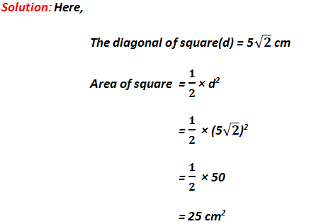 10 Math Problems: Area of Square