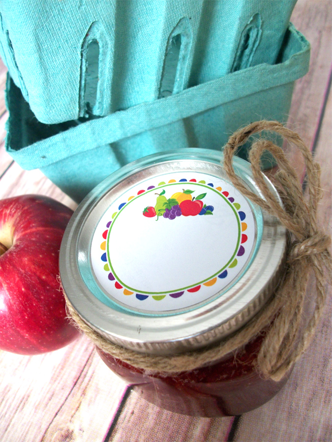 Colorful Adhesive Canning Jar Labels New fruit canning jar label