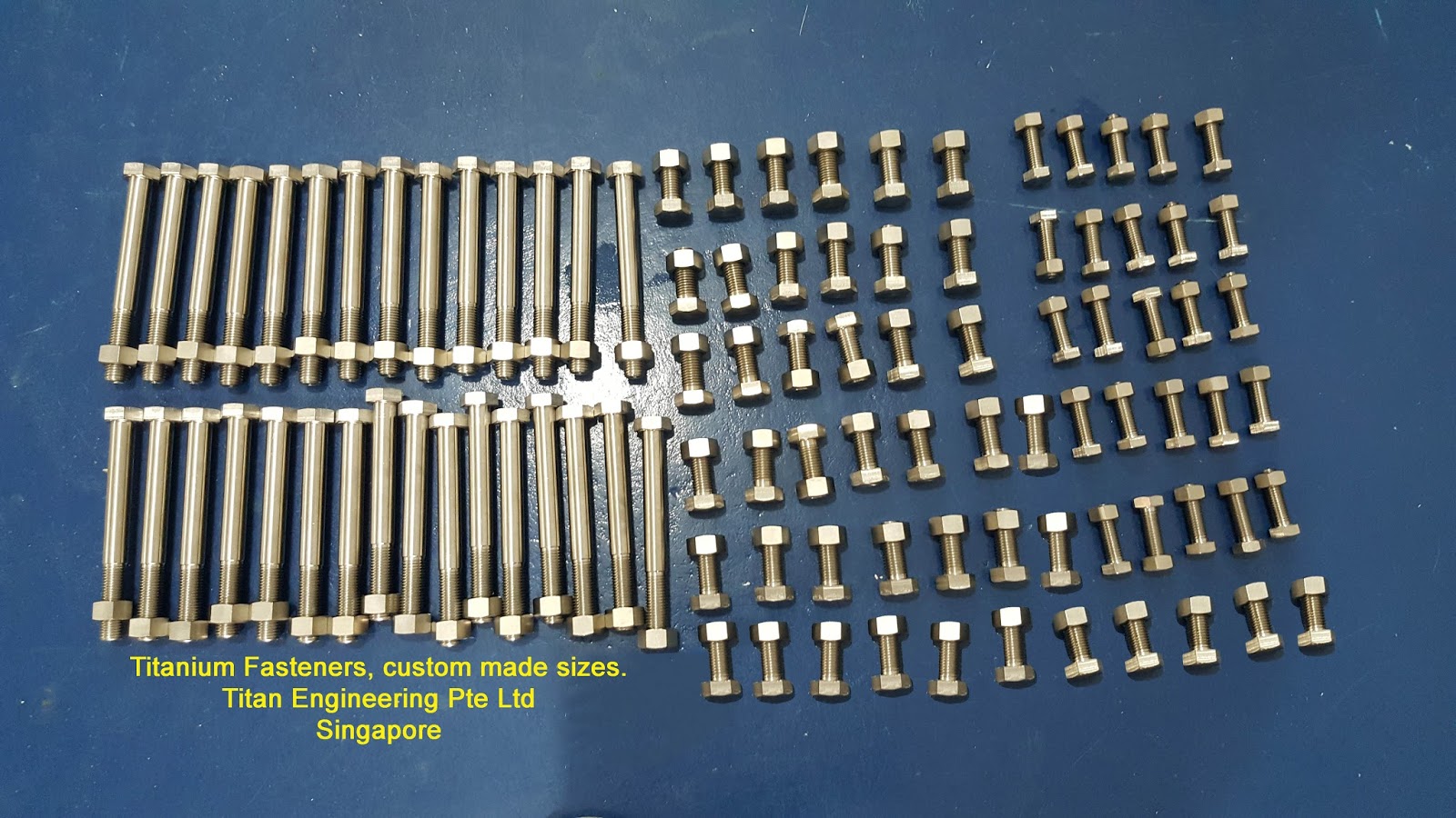 Titanium Metal and Alloy Supplier Singapore Titanium Metal Bolts and Nuts