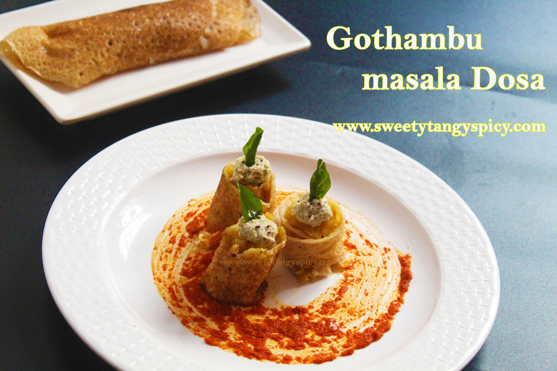 Thin and crisp wheat flour crape with savory filling