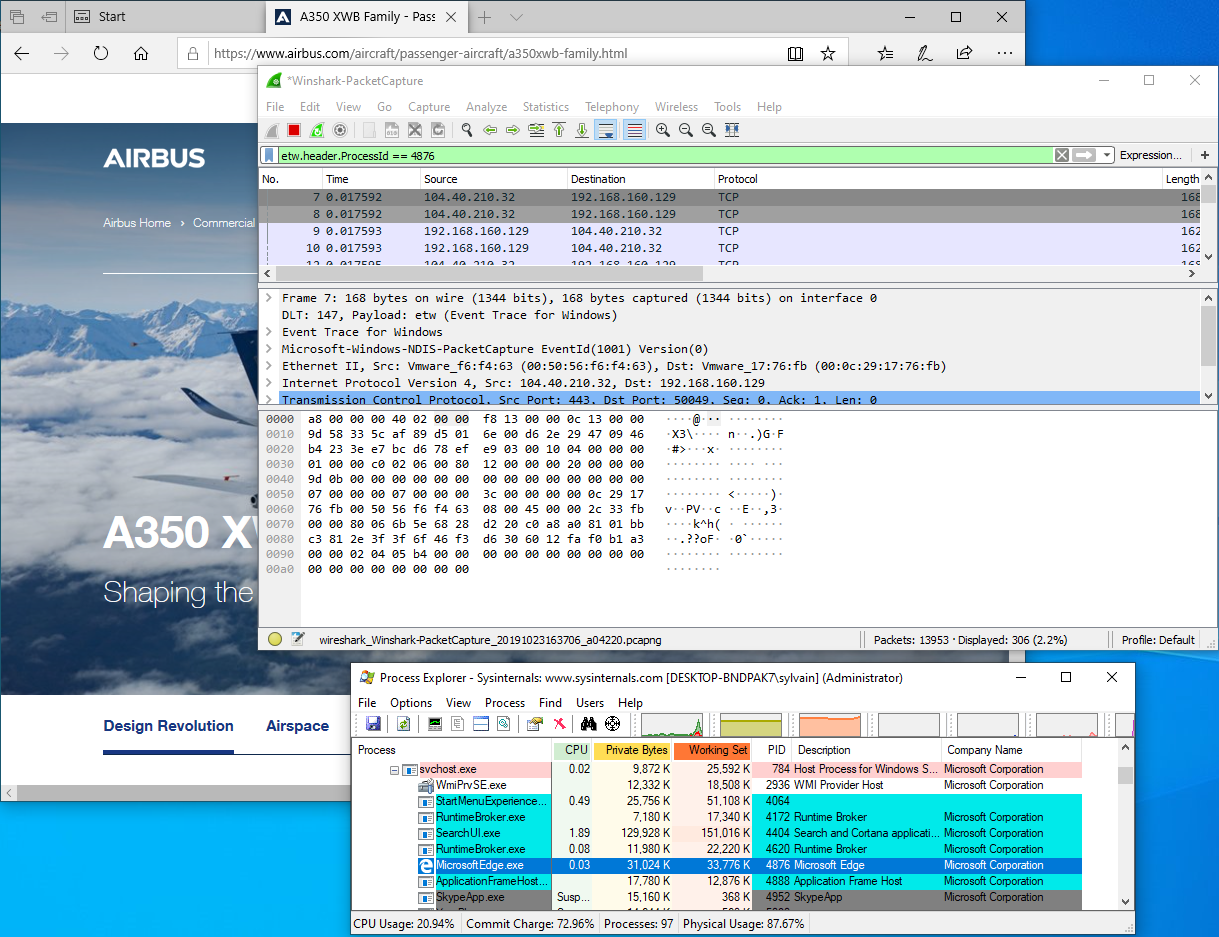 Winshark - A Wireshark Plugin To Instrument ETW