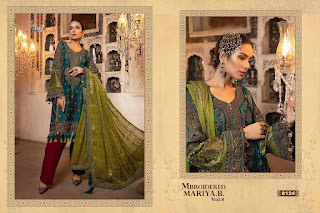 Shree fab Mbroidered mariya b vol 8 Pakistani Suits