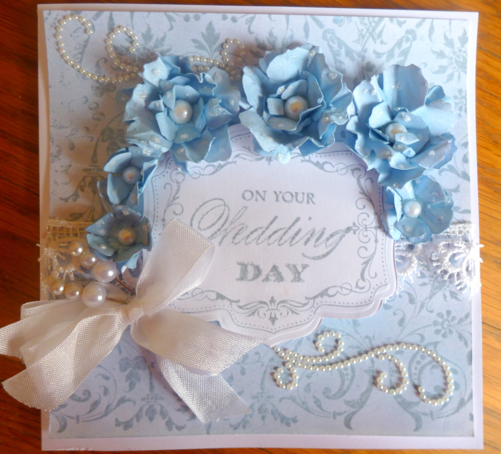 Carol's Papercrafts Blog: Wedding Card