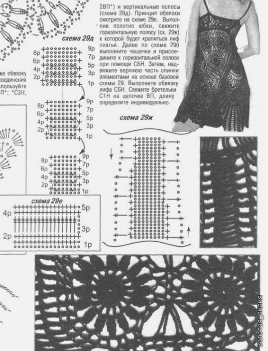 Ergahandmade Crochet Dress + Diagrams