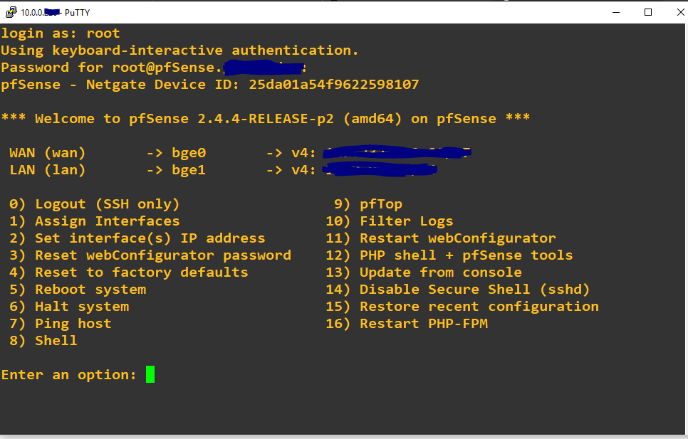 How to Use Putty in Pfsense?? OneArcher Blogs