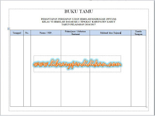 Contoh Buku Tamu Undangan - Mosaicone