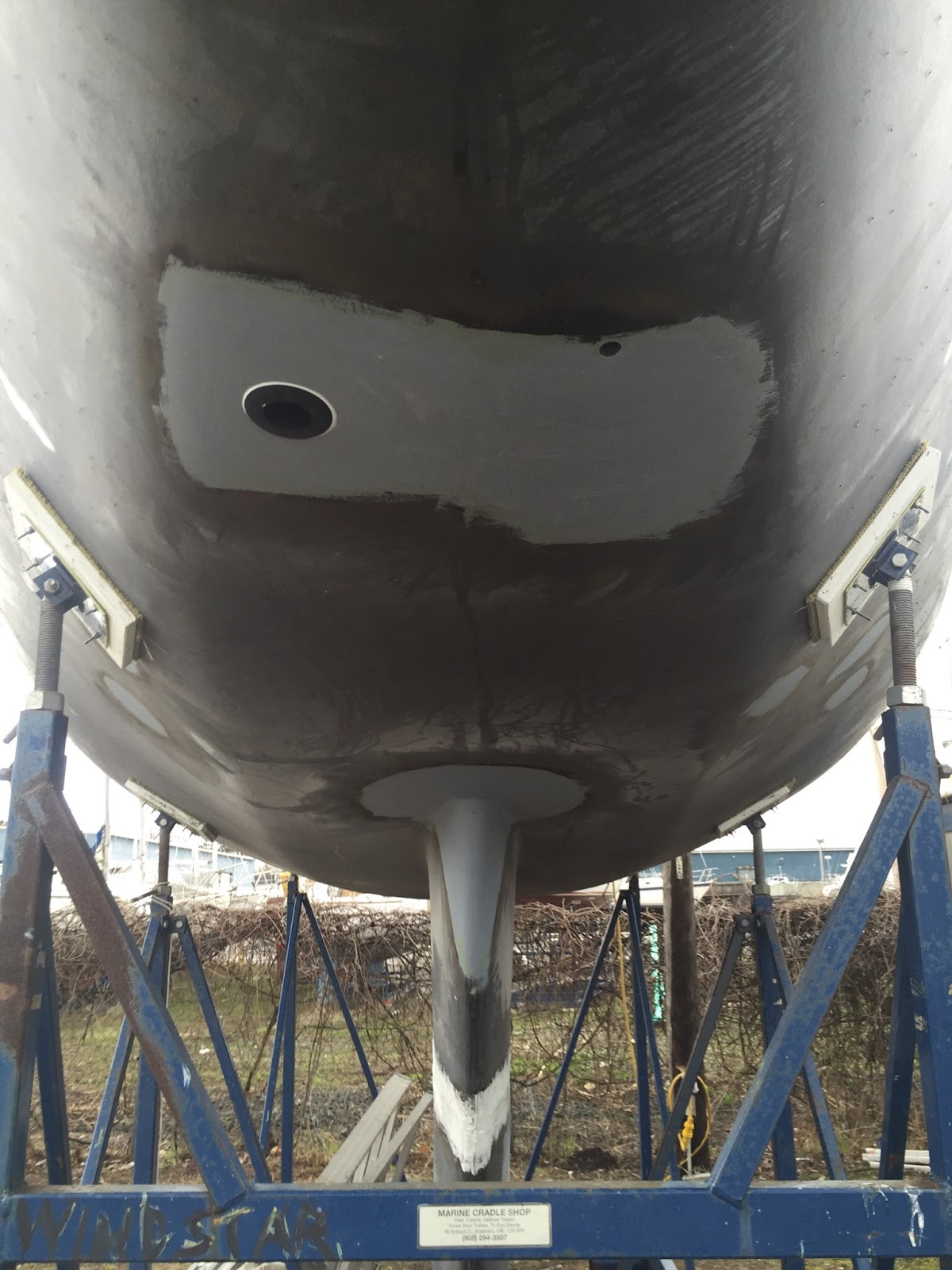 C&C 33 mark ii Windstar Repair of keel/hull joint, closing unneeded