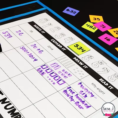 Make place value more fun with this FREE place value practice game. This is ideal for second grade because it focuses on two and three digit numbers and writing them in standard, word, expanded form and base ten blocks. But there is also and editable sheet where you can add any number making this something first or 3rd grade students would love too. Perfect activity for teaching or reviewing place value during math centers.