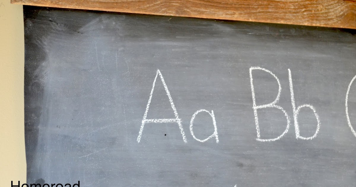 How to Make a Schoolhouse Chalkboard Homeroad