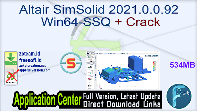Altair SimSolid 2021.0.0.92 Win64-SSQ + Crack_ ZcTeam.id