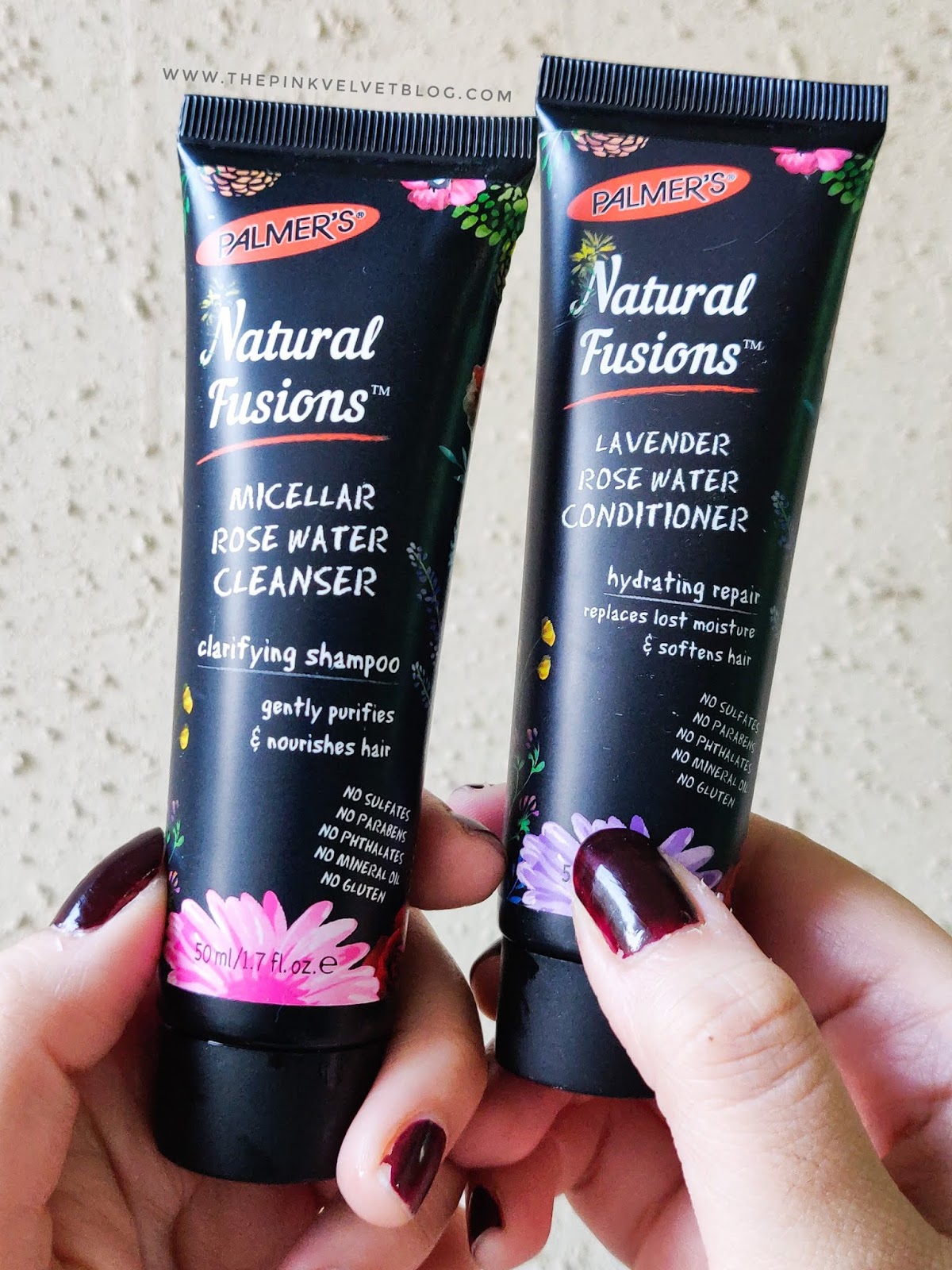 Palmer S Natural Fusion Rose Water Shampoo And Conditioner