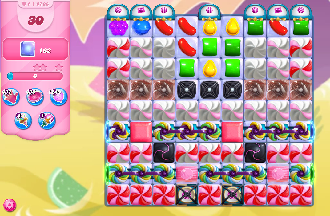 Candy Crush Saga level 9796