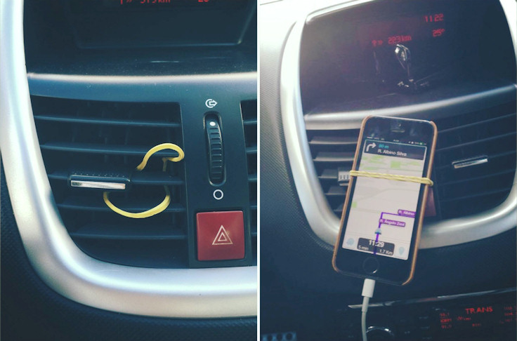 life hack phone holder car 