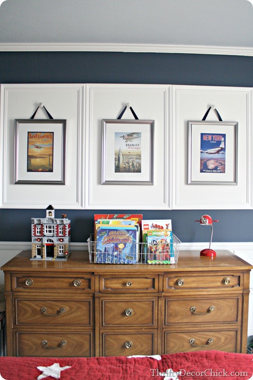 Hang frames with knobs