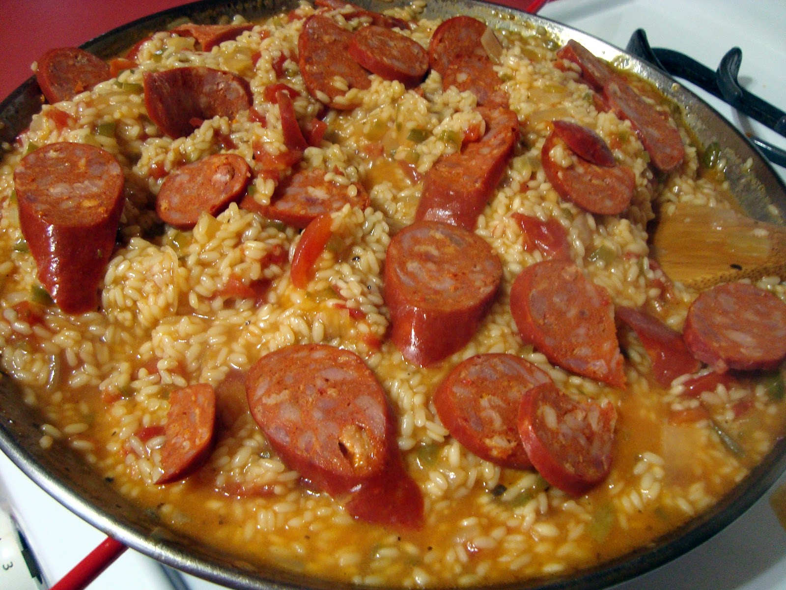 Dimension Friki Receta Paella de Chorizos