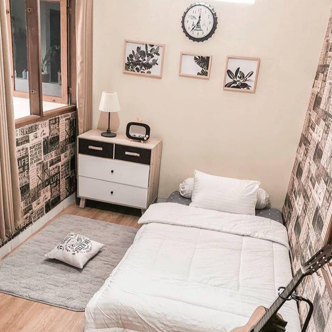 18 Desain kamar tidur minimalis sederhana ukuran 3x3