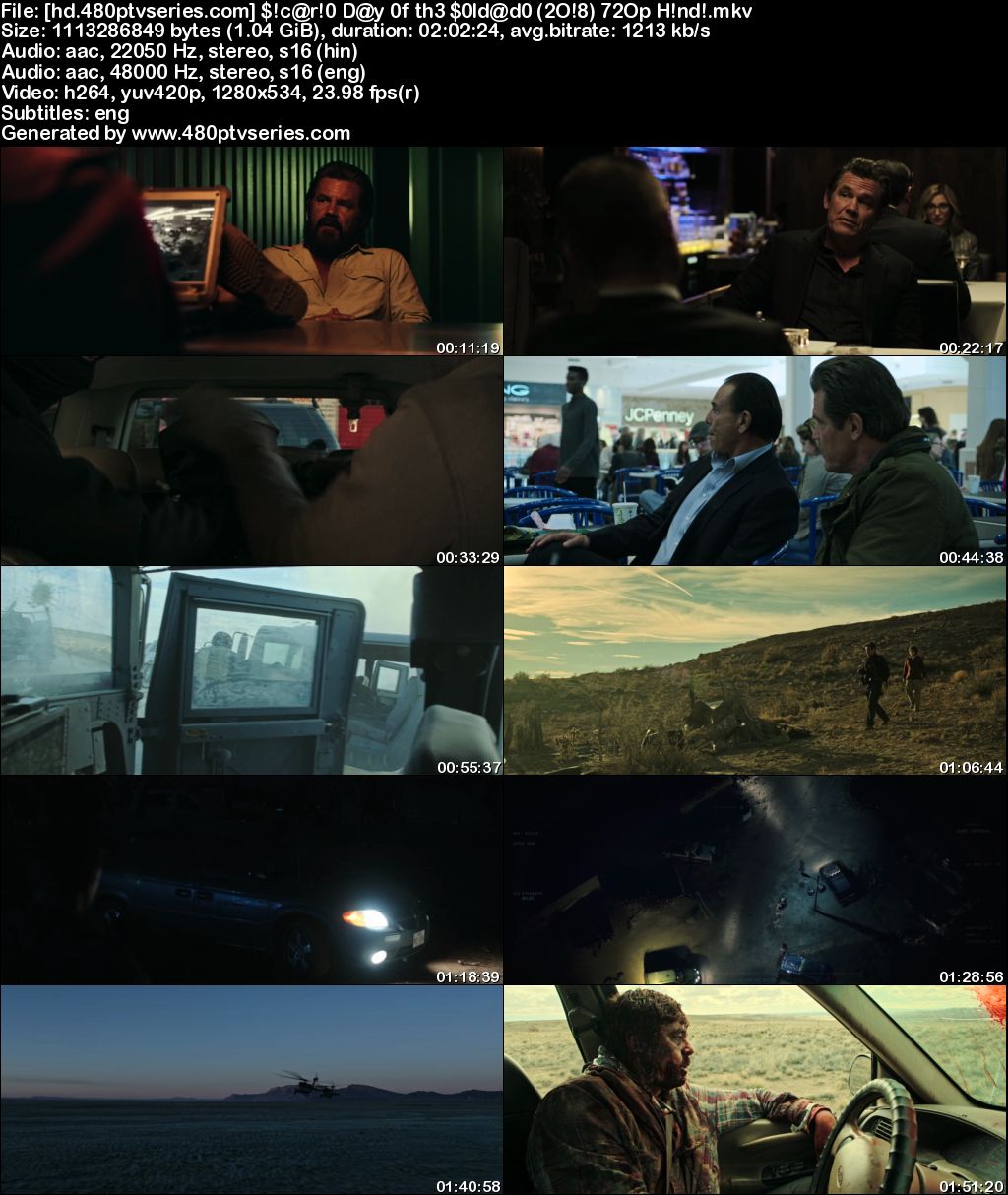 Download Sicario: Day of the Soldado (2018) 1GB Full Hindi Dual Audio Movie Download 720p Bluray Free Watch Online Full Movie Download Worldfree4u 9xmovies