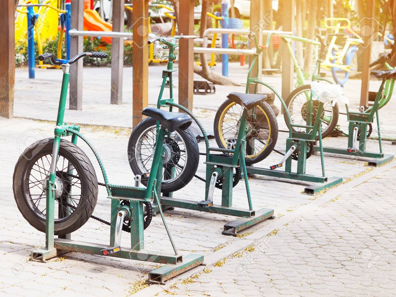 convert outdoor bike to stationary bike