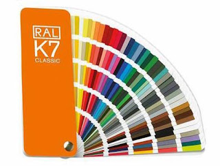 Ral shade card as carpet color reference system