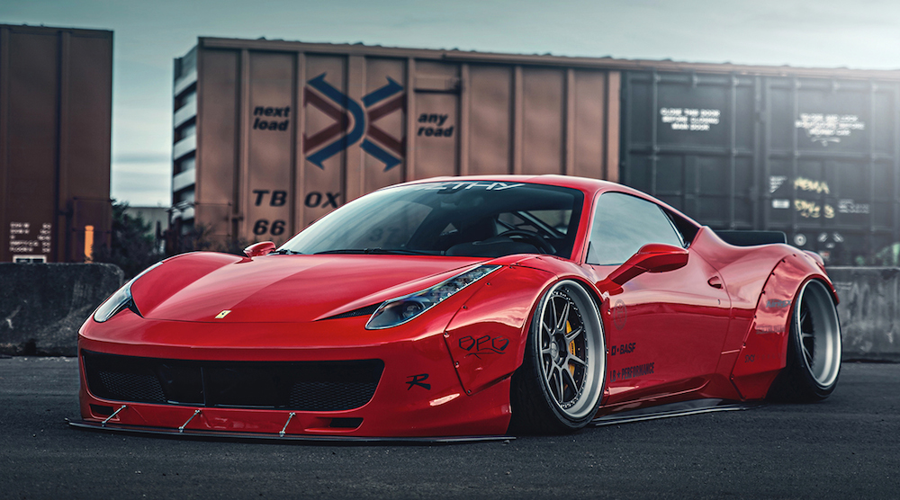 Tuning Liberty Walk Ferrari 458 F7lthy Von Sr Auto Group Myauto24 Das Autoblog Im Internet Myauto24