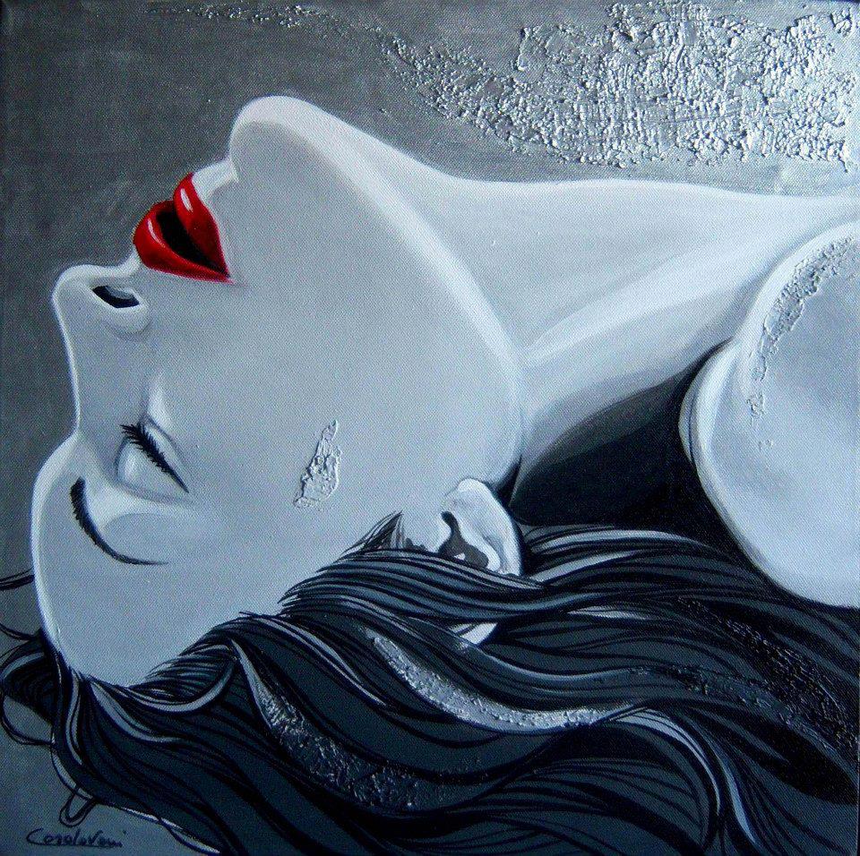 я рисую твой портрет засыпая