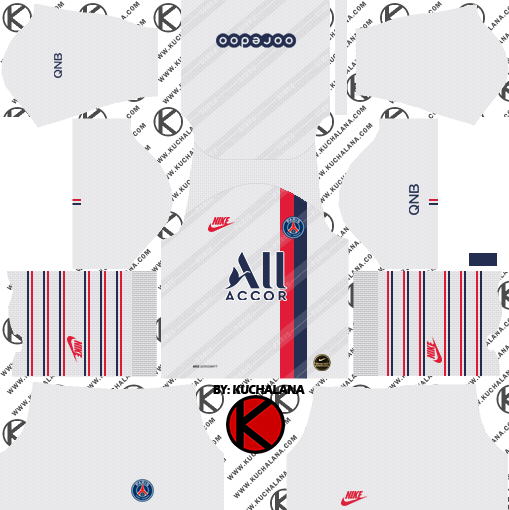 Paris Saint-Germain (Psg) 2019/2020 Kit - Dream League Soccer Kits -  Kuchalana