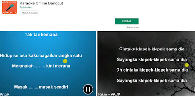 aplikasi karaoke dangdut