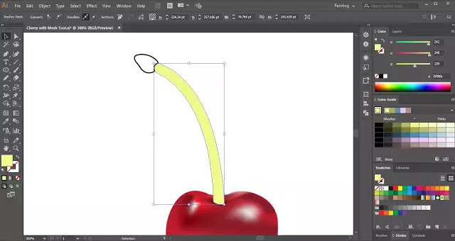 Gradient Mesh Tool in Adobe Illustrator Gradient Mesh Tool in Adobe Illustrator